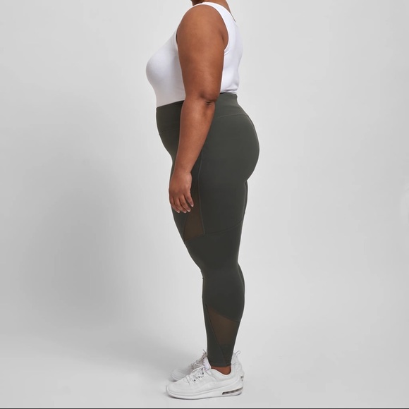 Universal Standard Size 2XS Geo Mesh Leggings in Ivy Green - Picture 3 of 5